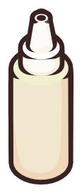 Cream sauce bottle