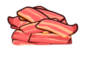 bacon in a tub